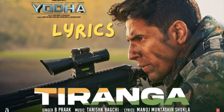 Tiranga Lyrics - YODHA| Sidharth Malhotra|Raashii Khanna |Best Lyrics 2024 | Ek Lyrics