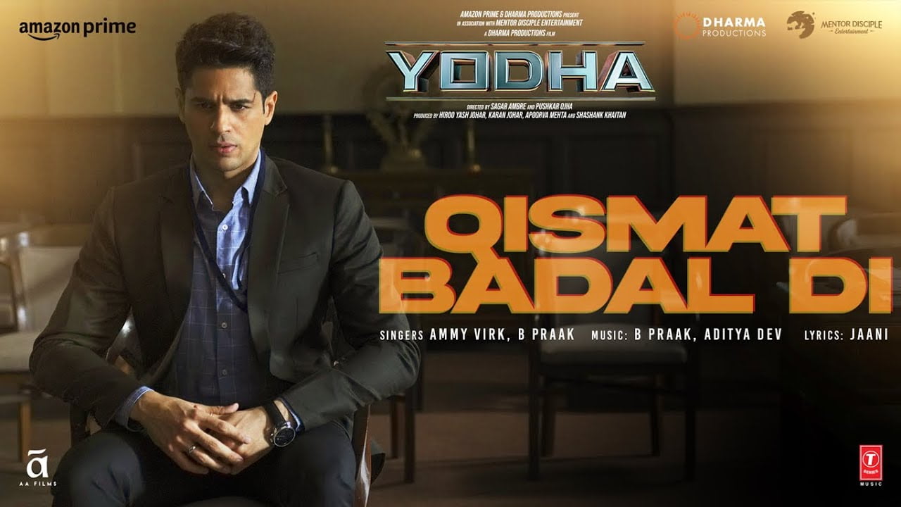 YODHA: Qismat Badal Di Lyrics| Sidharth Malhotra |Best Lyrics 2024 | Ek Lyrics